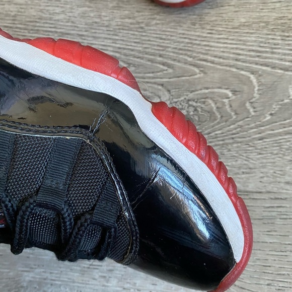 JORDAN 11 RETRO BRED SNEAKERS - Picture 10 of 17
